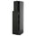 METOD / KNIVSHULT - METOD / KNIVSHULT Hc w p-o func 1dr/4drw, black-grey/Lerhyttan black stained, 40x60x200 cm