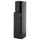 METOD / KNIVSHULT - METOD / KNIVSHULT Hc w p-o func 1dr/4drw, black-grey/Upplöv matt anthracite, 40x60x200 cm