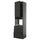 METOD / KNIVSHULT - METOD / KNIVSHULT High cab f oven w door/3 drawers, black-grey/Nickebo matt anthracite, 60x60x240 cm