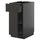 METOD / KNIVSHULT - METOD / KNIVSHULT Base cab w wire basket/drawer/door, black-grey/Nickebo matt anthracite, 40x60 cm