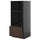 METOD / KNIVSHULT - METOD / KNIVSHULT High cab for oven/micro w drawer, black-grey/Sinarp brown, 60x60x140 cm