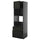 METOD / KNIVSHULT - METOD / KNIVSHULT High cab f oven/micro w dr/2 drwrs, black-grey/Lerhyttan black stained, 60x60x200 cm