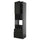 METOD / KNIVSHULT Oven cabinet/microwave/anta/2cassette, black-grey/Lerhyttan mordant black, 60x60x240 cm