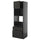 METOD / KNIVSHULT - METOD / KNIVSHULT High cab f oven/micro w dr/2 drwrs, black-grey/Upplöv matt anthracite, 60x60x200 cm
