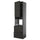 METOD / KNIVSHULT - METOD / KNIVSHULT High cabinet f oven+door/2 drawers, black-grey/Nickebo matt anthracite, 60x60x240 cm