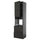METOD / KNIVSHULT - METOD / KNIVSHULT High cabinet f oven+door/2 drawers, black-grey/Upplöv matt anthracite, 60x60x240 cm