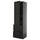 METOD / KNIVSHULT - METOD / KNIVSHULT Hi cab w shlvs/4 drawers/dr/2 frnts, black-grey/Lerhyttan black stained, 60x60x220 cm