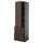 METOD / KNIVSHULT - METOD / KNIVSHULT Hi cab w shlvs/4 drawers/dr/2 frnts, black-grey/Sinarp brown, 60x60x220 cm