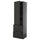METOD / KNIVSHULT - METOD / KNIVSHULT Hi cab w shlvs/4 drawers/dr/2 frnts, black-grey/Upplöv matt anthracite, 60x60x220 cm