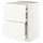 METOD / MAXIMERA base cb 2 frnts/2 low/1 md/1 hi drw, white/Aspudden matt white, 60x60 cm