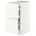 METOD / MAXIMERA base cb 2 frnts/2 low/1 md/1 hi drw, white/Aspudden matt white, 40x60 cm