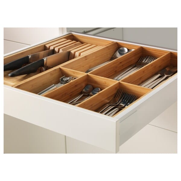 Ikea METOD / MAXIMERA - Base cb 2 frnts/2 low/1 md/1 hi drw, white/Bodbyn off-white, 60x60 cm