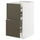 METOD / MAXIMERA base cb 2 frnts/2 low/1 md/1 hi drw, white/Havstorp brown-beige, 40x60 cm