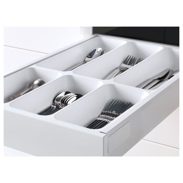 METOD / MAXIMERA base cb 2 frnts/2 low/1 md/1 hi drw, white/Veddinge white, 40x60 cm
