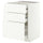 METOD / MAXIMERA base cb 3 frnts/2 low/1 md/1 hi drw, white/Aspudden matt white, 60x60 cm