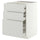 METOD / MAXIMERA base cb 3 frnts/2 low/1 md/1 hi drw, white/Aspudden light grey, 60x60 cm