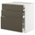 METOD / MAXIMERA base cb 3 frnts/2 low/1 md/1 hi drw, white/Havstorp brown-beige, 80x60 cm