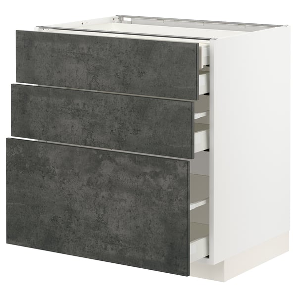METOD / MAXIMERA - Mob 3front/2cassette bass/1med/1alt, 80x60 cm