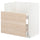 METOD / MAXIMERA - METOD / MAXIMERA Base cab f TALLSJÖN sink, white/Askersund light ash effect, 80x60 cm