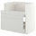 METOD / MAXIMERA base cab f TALLSJÖN sink, white/Aspudden light grey, 80x60 cm