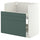 METOD / MAXIMERA base cab f TALLSJÖN sink, white/Aspudden dark grey-green, 80x60 cm