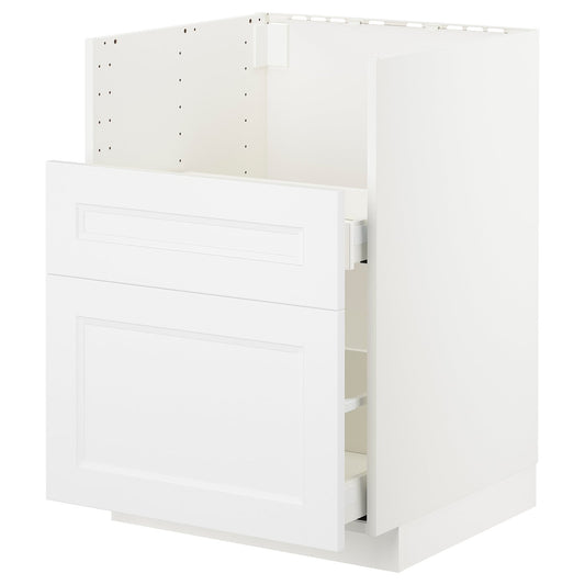 METOD / MAXIMERA base cab f TALLSJÖN sink, white/Axstad matt white, 60x60 cm