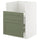 METOD / MAXIMERA - METOD / MAXIMERA Base cab f TALLSJÖN sink, white/Axstad grey-green, 60x60 cm