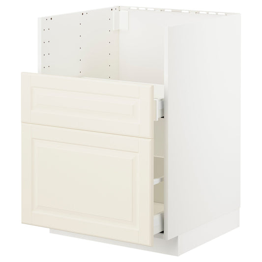 METOD / MAXIMERA base cab f TALLSJÖN sink, white/Bodbyn off-white, 60x60 cm