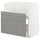 METOD / MAXIMERA - METOD / MAXIMERA Base cab f TALLSJÖN sink, white/Bodbyn grey, 80x60 cm