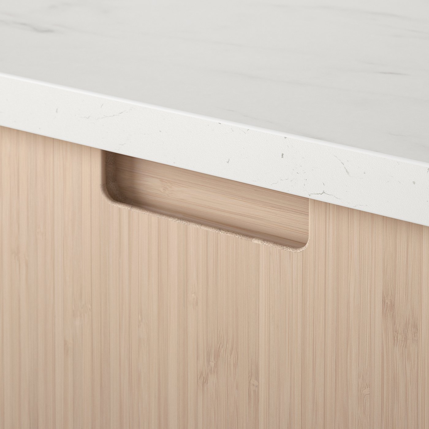 METOD / MAXIMERA base cab f TALLSJÖN sink, white/Fröjered light bamboo, 60x60 cm