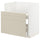 METOD / MAXIMERA - METOD / MAXIMERA Base cab f TALLSJÖN sink, white/Havstorp beige, 80x60 cm
