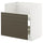 METOD / MAXIMERA - METOD / MAXIMERA Base cab f TALLSJÖN sink, white/Havstorp brown-beige, 80x60 cm