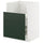 METOD / MAXIMERA - METOD / MAXIMERA Base cab f TALLSJÖN sink, white/Havstorp deep green, 60x60 cm
