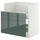 METOD / MAXIMERA base cab f TALLSJÖN sink, white/Kallarp high-gloss dark grey-green, 80x60 cm