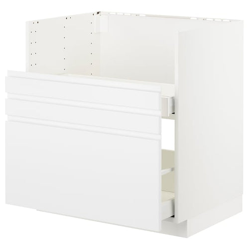 METOD / MAXIMERA - METOD / MAXIMERA Base cab f TALLSJÖN sink, white/Voxtorp matt white, 80x60 cm