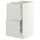 METOD / MAXIMERA base cb 2 fronts/2 high drawers, white/Aspudden light grey, 40x60 cm