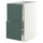 METOD / MAXIMERA base cb 2 fronts/2 high drawers, white/Aspudden dark grey-green, 40x60 cm