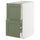 METOD / MAXIMERA base cb 2 fronts/2 high drawers, white/Axstad grey-green, 40x60 cm