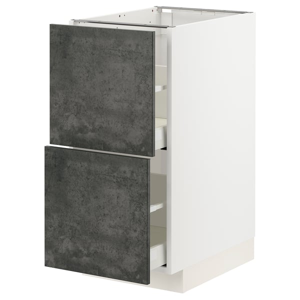METOD / MAXIMERA base cb 2 fronts/2 high drawers, []