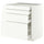 METOD / MAXIMERA base cab 4 frnts/4 drawers, white/Aspudden matt white, 80x60 cm