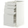 METOD / MAXIMERA base cab 4 frnts/4 drawers, white/Aspudden light grey, 40x60 cm
