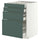 METOD / MAXIMERA base cab 4 frnts/4 drawers, white/Aspudden dark grey-green, 60x60 cm