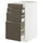 METOD / MAXIMERA base cab 4 frnts/4 drawers, white/Havstorp brown-beige, 40x60 cm