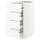 METOD / MAXIMERA base cb 4 frnts/2 low/3 md drwrs, white/Aspudden matt white, 40x60 cm