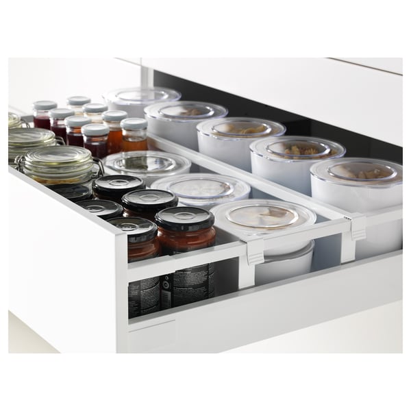 METOD / MAXIMERA - METOD / MAXIMERA Base cb 4 frnts/2 low/3 md drwrs, white/Veddinge white, 80x60 cm
