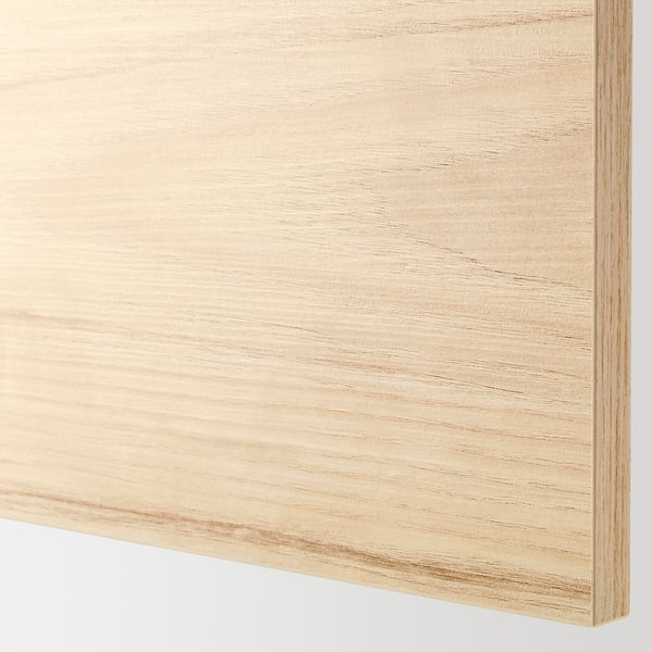 METOD / MAXIMERA hi cab w 2 doors/4 drawers, white/Askersund light ash effect, 40x60x200 cm