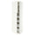 METOD / MAXIMERA hi cab w 2 doors/4 drawers, white/Aspudden matt white, 60x60x220 cm
