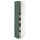 METOD / MAXIMERA hi cab w 2 doors/4 drawers, white/Aspudden dark grey-green, 40x60x200 cm