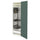 METOD / MAXIMERA high cabinet with cleaning interior, white/Aspudden dark grey-green, 60x60x200 cm