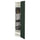 METOD / MAXIMERA high cabinet with cleaning interior, white/Havstorp deep green, 40x60x200 cm